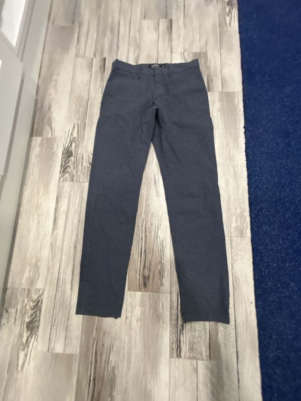 Nordstrom Tech-Smart Slim Fit Dress Pants, Size 29W 32L, Dark Gray